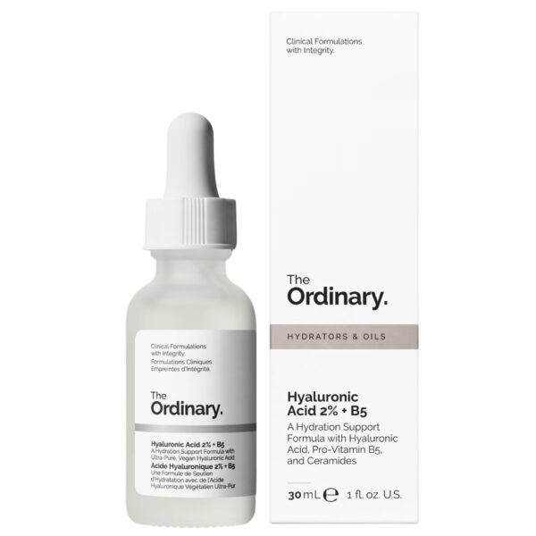 The Ordinary Hyaluronic Acid 2% + B5 30ml, Hyaluronic Acid Serum for Face